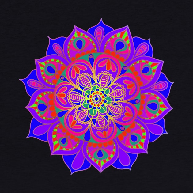 Mandala Flower by letnothingstopyou